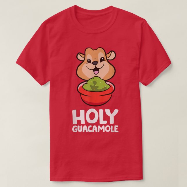 Camiseta Avocado Quokka Santa Guacamole (Frente do Design)