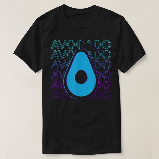 Camiseta Avocado Retro Avocado (Frente do Design)