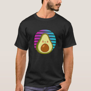 Camiseta Avocado Retro Vaporwave Avocado Vegan Toast