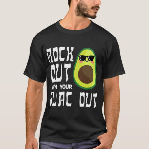 Camiseta Avocado Rock Guac Out Gym Treinamento Pessoal
