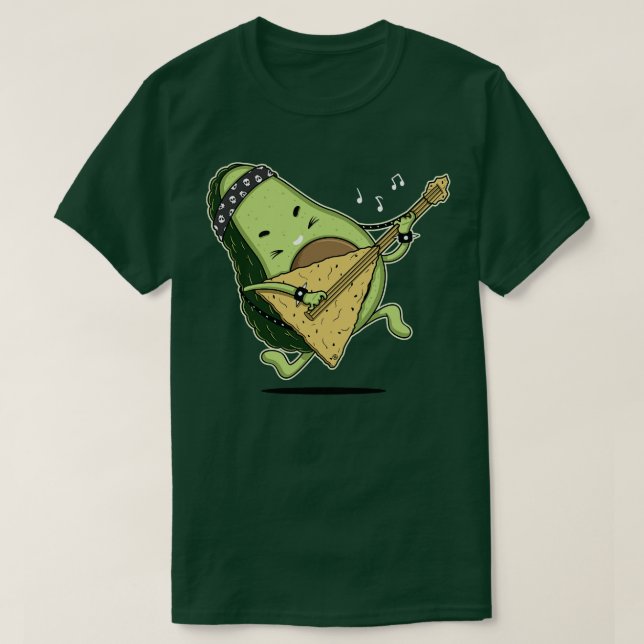 CAMISETA AVOCADO ROCKER (Frente do Design)