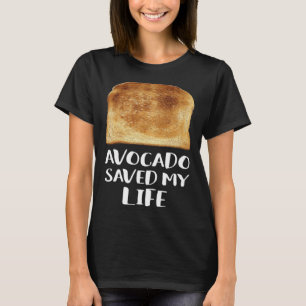 Camiseta Avocado Salvou Minha Vida Brincando Com Pão De Ban