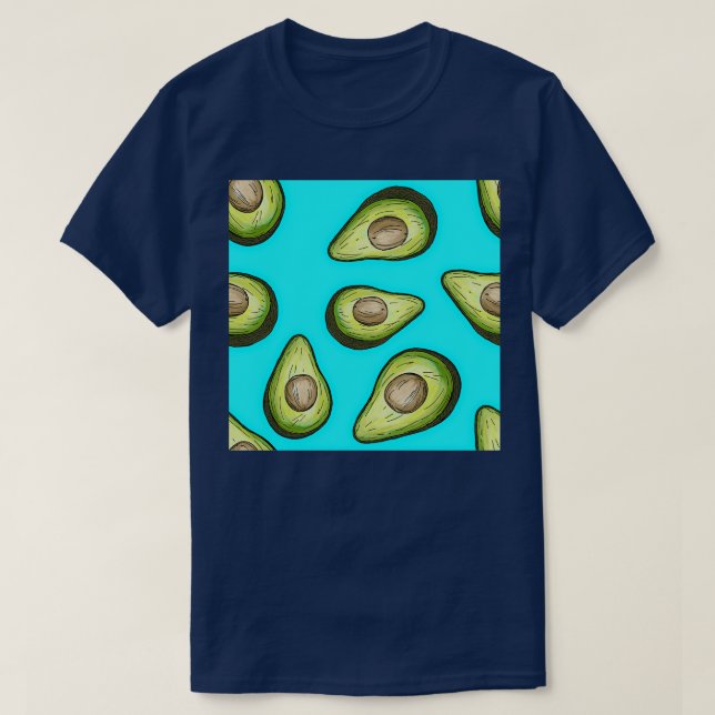 Camiseta Avocado Saudável Guacamole Recebe Comida (Frente do Design)