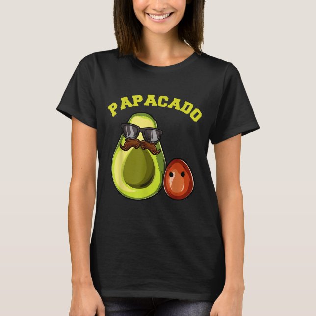 Camiseta Avocado Shirt For Men, Papacado Pregnancy Announce (Frente)