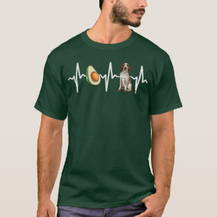 Camiseta Avocado Spinoni Italiani Heartbeat Dog Lover