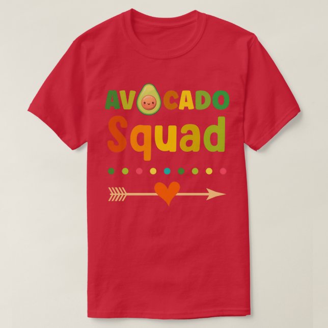Camiseta Avocado Squad Avocado amante 2 (Frente do Design)