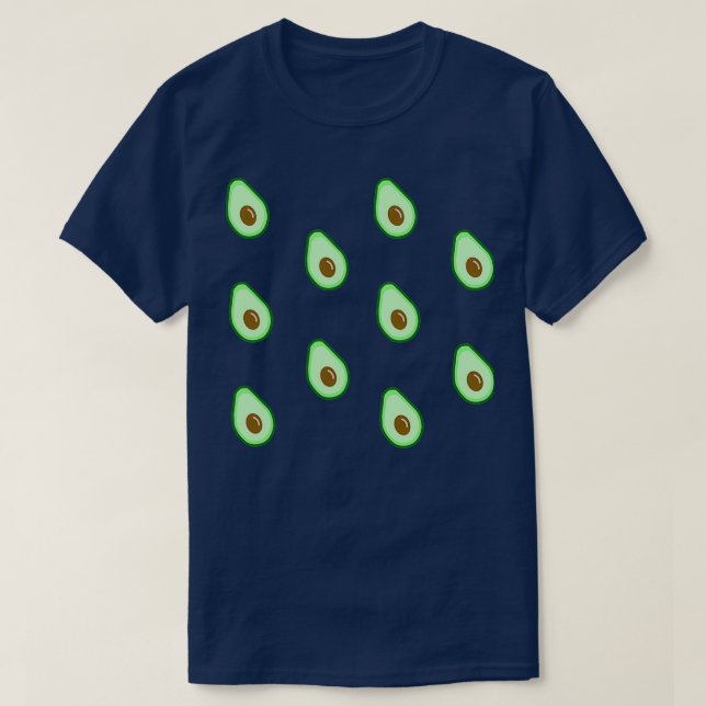 Camiseta Avocado Sticker Pack Classic TSirt (Frente do Design)