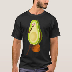 Camiseta Avocado Thinker Pose 1