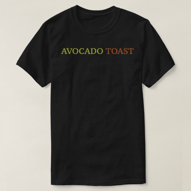 Camiseta Avocado Toast 37 (Frente do Design)