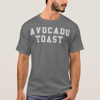 Camiseta Avocado Toast College Lettering