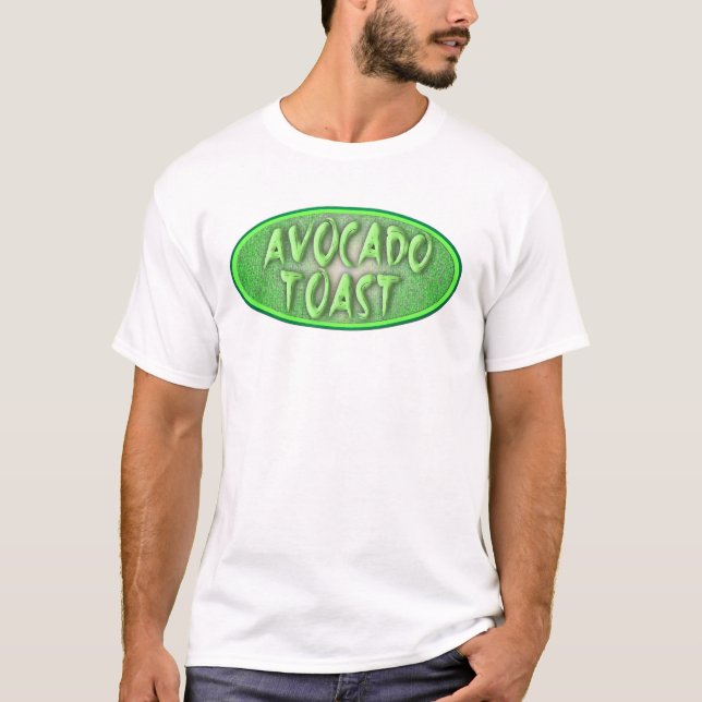Camiseta Avocado Toast Love Vintage Style Logo (Frente)