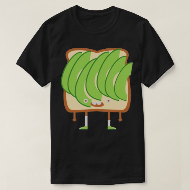 Camiseta Avocado Toast My Life (Frente do Design)