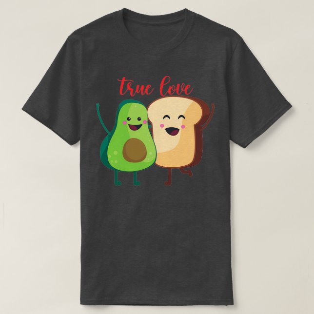 Camiseta Avocado Toast vegan fruta vegetariana saudável (Frente do Design)