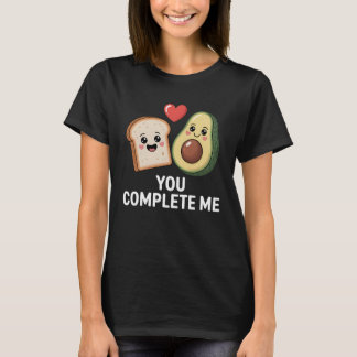 Camiseta Avocado Toast You Complete Me Cute Food Love