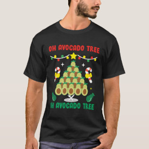 Camiseta Avocado Tree Engraçado Comida Vegan Gift No Natal