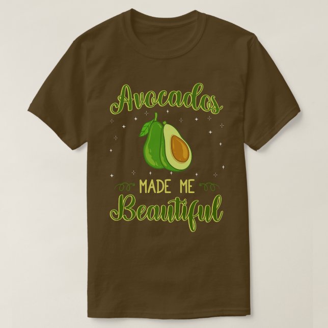 Camiseta Avocado Tree Meico Fruta Óleo De Pera Dip 108 (Frente do Design)