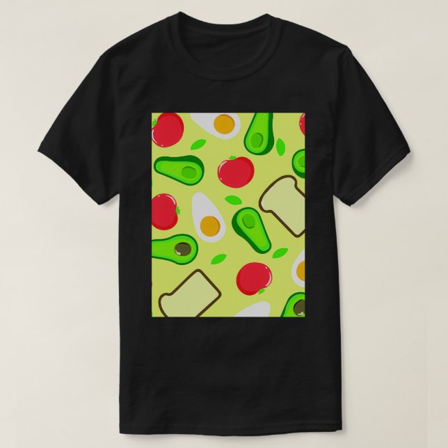 Camiseta Avocado Tropical Creative Sweet Tropical Classic T (Frente do Design)