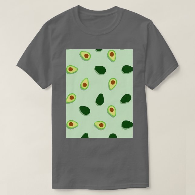 Camiseta Avocado Tropical Deliciosa Palm Esplêndido (Frente do Design)