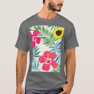 Camiseta Avocado Tropical Deliciosa Selvagem Elegante