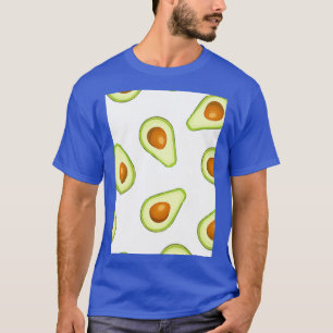 Camiseta Avocado Tropical Exótica Clássica Floral Clássica