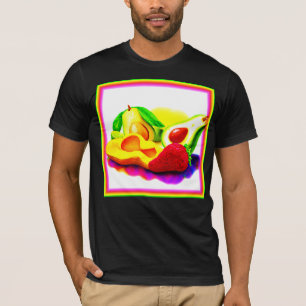 Camiseta Avocado tropical, morango e manga. Comprar Agora