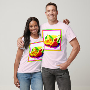 Camiseta Avocado tropical, morango e manga. Comprar Agora