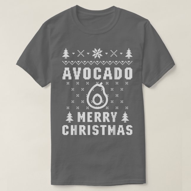 Camiseta AVOCADO Ugly Christmas Sweater (Frente do Design)