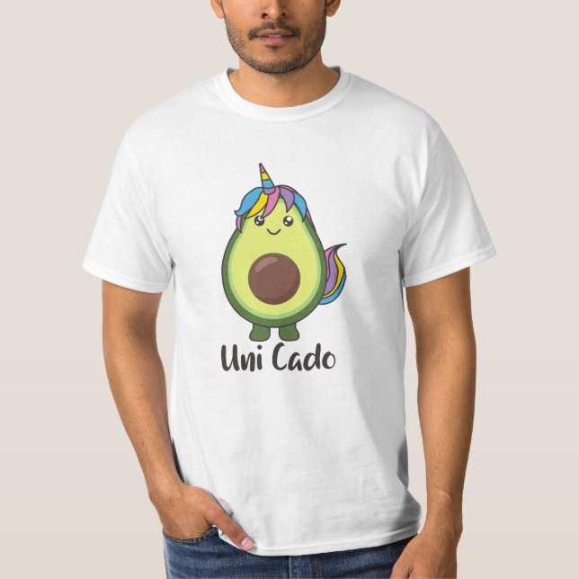 Camiseta Avocado Unicorn Funny Avocados Unicorns Uni Cado (Frente)