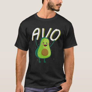 Camiseta Avocado Vegan Vegetarian Para Parceiros Casais Pre