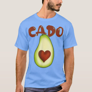 Camiseta Avocado Vegan Vegetarian para Parceiros de Casais