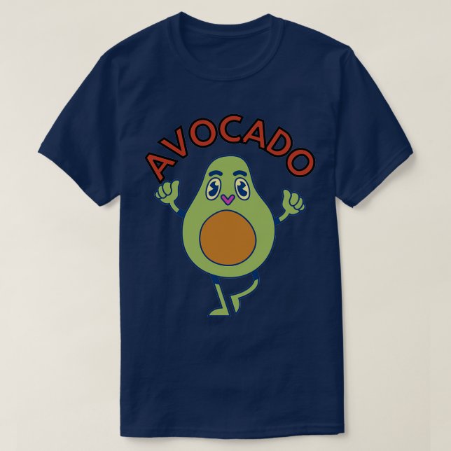Camiseta AVOCADOBeauBonito Lavo Kado engraçado para homens  (Frente do Design)