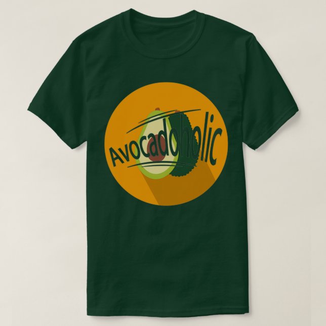 Camiseta Avocadoholy Funny Avocado Foodie (Frente do Design)