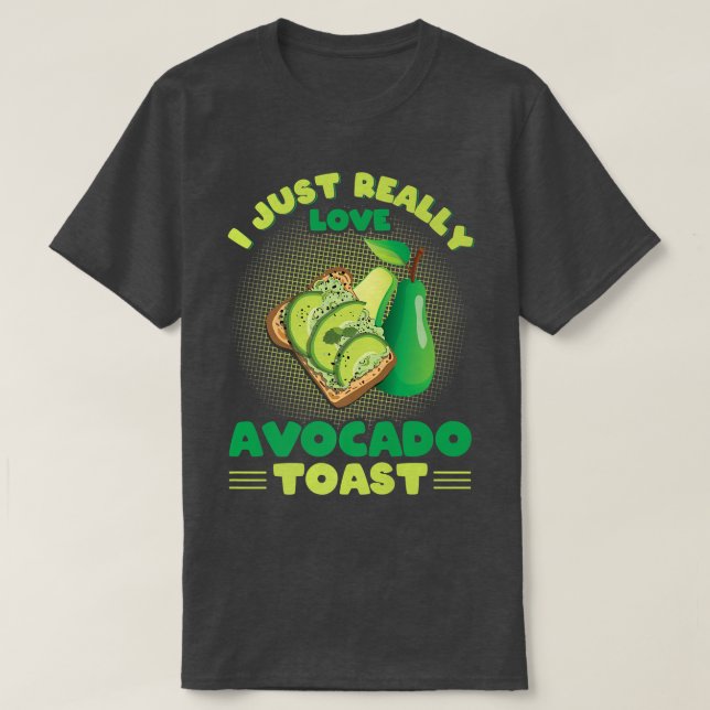 Camiseta Avocados Comendo Saudável Eu Adoro Avocado (Frente do Design)