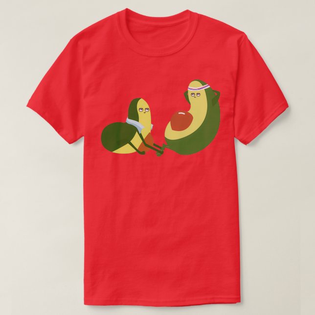 Camiseta Avocados esportivos (Frente do Design)