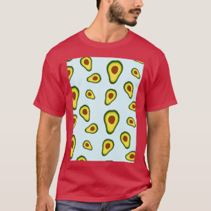 Camiseta Avocados padrão sem soldadura TSirt clássico