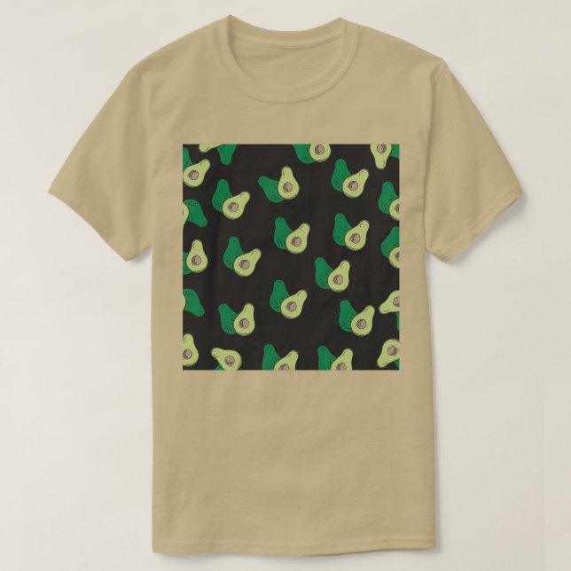Camiseta Avocados Pattern (Frente do Design)