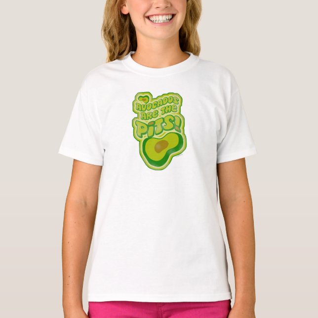 Camiseta Avocados São O Slogan Engraçado Dos Pits (Frente)