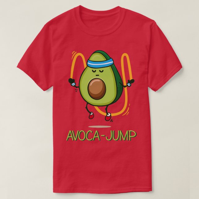 Camiseta Avocajump (Frente do Design)
