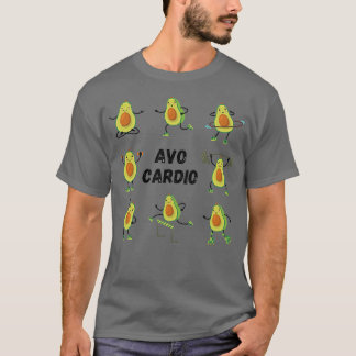 Camiseta Avocardio Avo Cardio Malhação Engraçada Avocado Pu