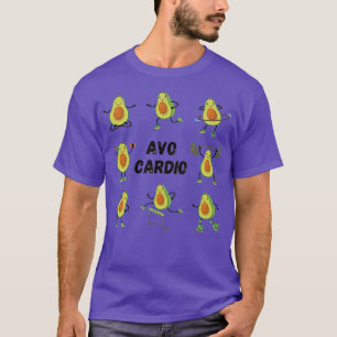 Camiseta Avocardio Avo Cardio Malhação Engraçada Avocado Pu