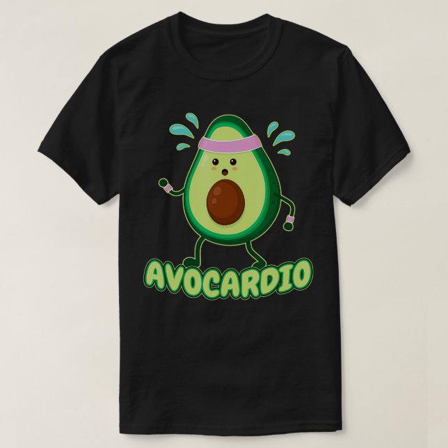 Camiseta Avocardio Avodio Exercendo Malhação Gym Runner Avo (Frente do Design)