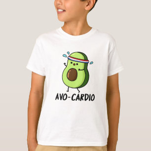 Camiseta Avocardio Cute Excertos Avocado Pun