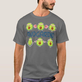 Camiseta Avocardio, Engraçado De Gym, Avocado Workout Para 