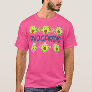 Camiseta Avocardio, Engraçado De Gym, Avocado Workout Para