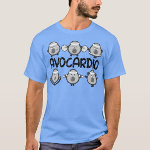 Camiseta Avocardio, Engraçado De Gym, Avocado Workout Para