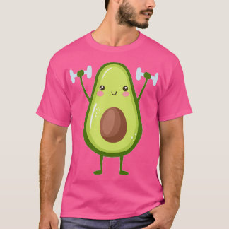 Camiseta Avocardio Funny Avocado Gym