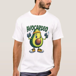 Camiseta Avocardio Funny Workout Avocado T-Shirt