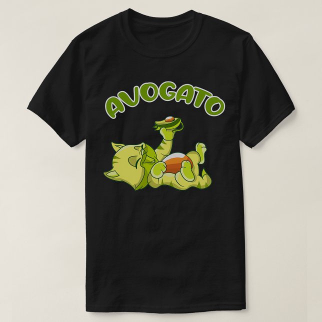 Camiseta Avocato Avocado Kitten Come Frutas Verdes (Frente do Design)