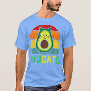Camiseta Avocato Avocato gato meme Cute Avocado Vegan Engra
