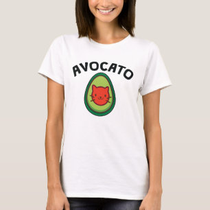 Camiseta Avocato Cat e Avocado Engraçado Gato Lover